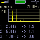 Adash A4900 Vibrio III; FFT spectrum