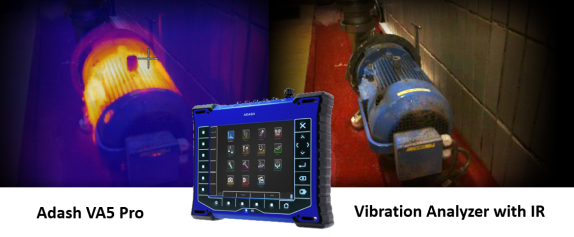 infrared camera of Adash VA5 Pro vibration analyzer
