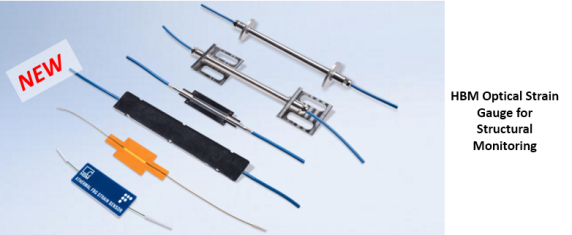 HBM Optical Strain Gage for large structure monitoring