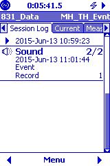 Larson Davis 831 Sound Level Meter; 831-SR Sound Recording