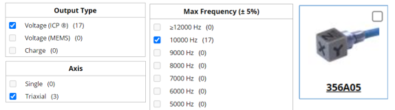 PCB Piezotronics Product Finder