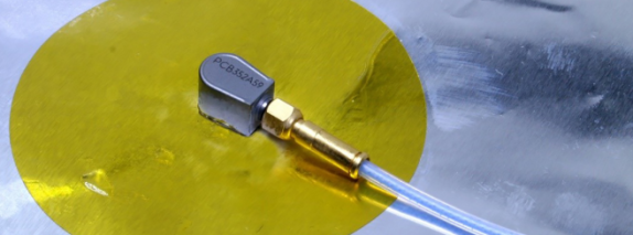 PCB launch tear drop accelerometer